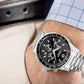 Zegarek Męski Giewont Chronograph Sapphire Srebrno Czarny GW3520-B2