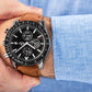 Herrenuhr Giewont Chronograph Saphir Braun-Schwarz GW8720-A1