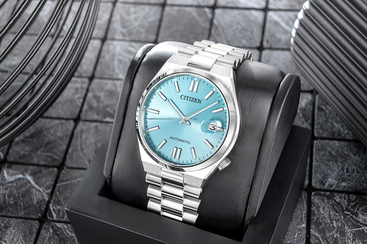 Zegarek Męski CITIZEN Tsuyosa Sapphire Mechanical NJ0151-88M + BOX