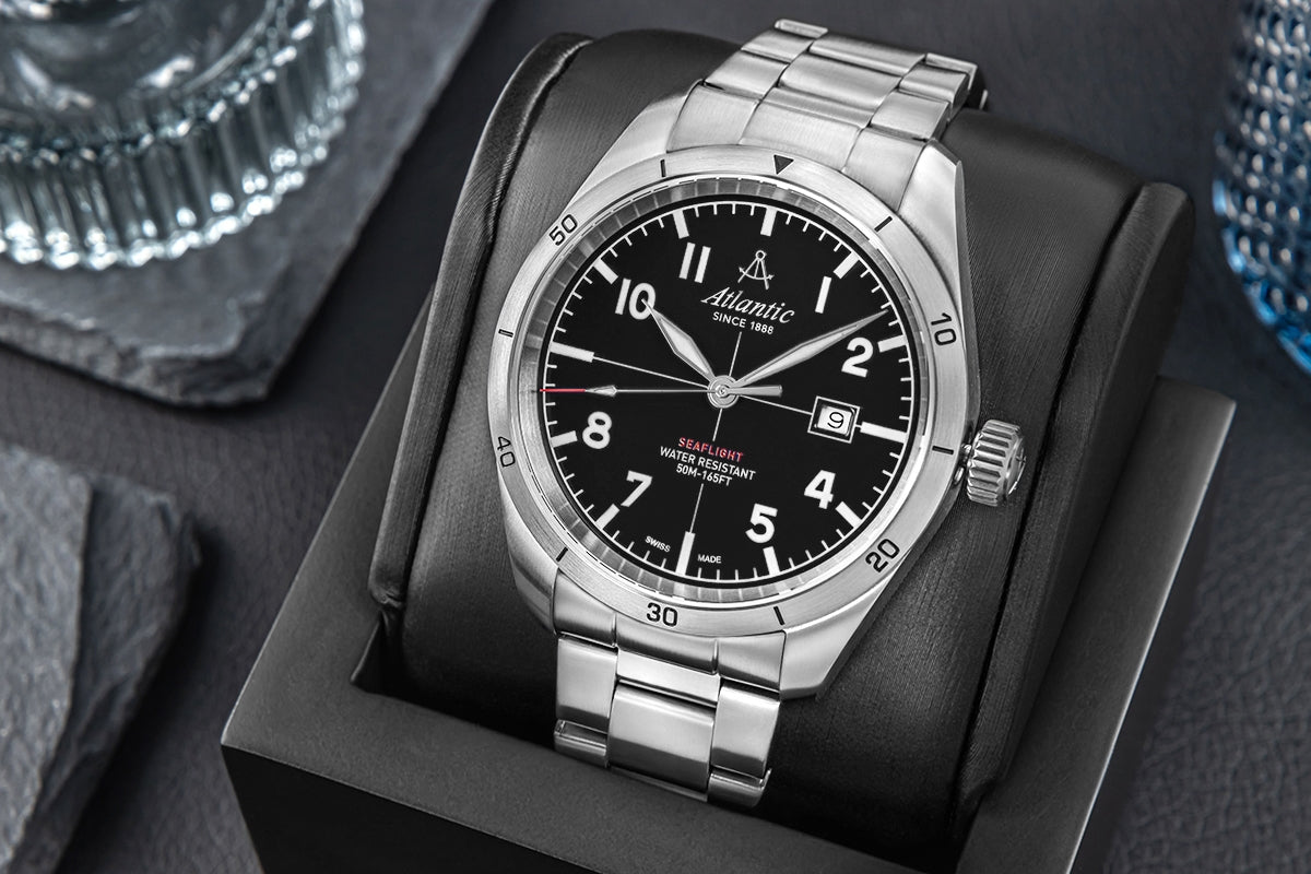 Herrenuhr Atlantic Seaflight 70356.41.65 + BOX