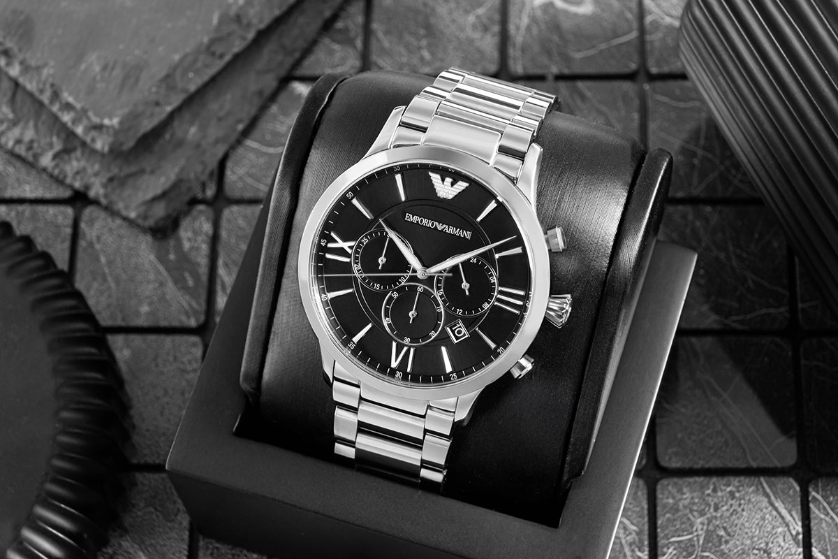 Herrenuhr EMPORIO ARMANI Giovanni AR11208 + BOX