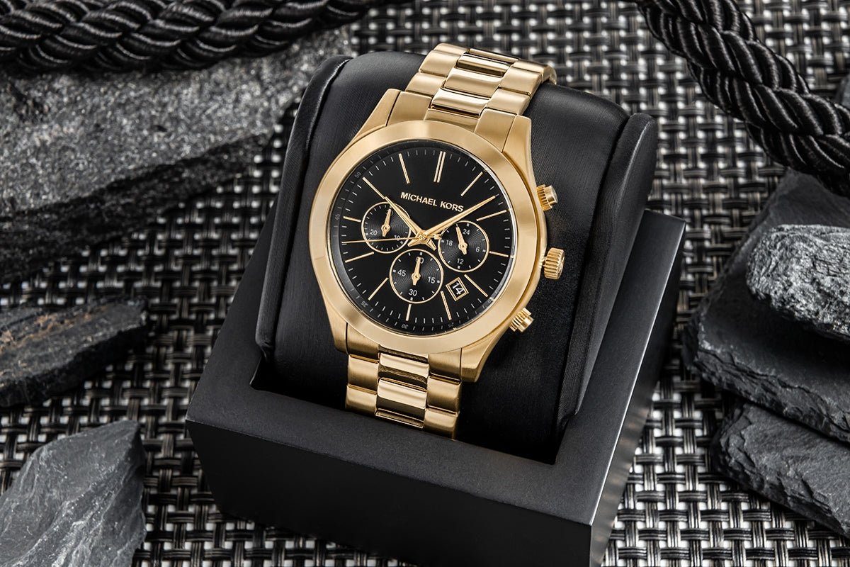 Zegarek Męski + Etui na karty MICHAEL KORS MK1076SET + BOX