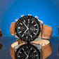 Herrenuhr Giewont Chronograph Saphir Braun-Schwarz GW8720-A1