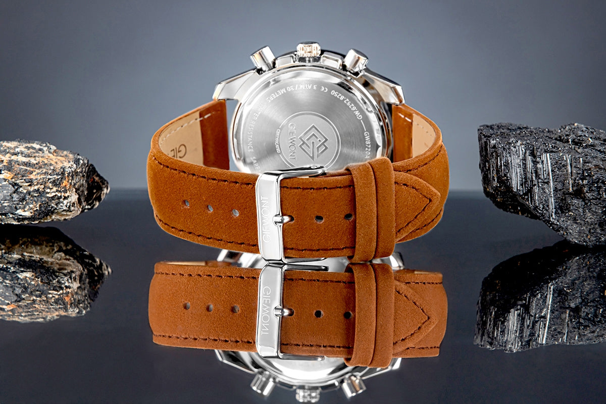Herrenuhr Giewont Chronograph Saphir Braun-Grün GW8720-A3