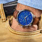 Herrenuhr Giewont Chronograph Saphir Braun-Blau GW6310-A5