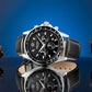 Zegarek Męski Giewont Chronograph Sapphire Czarny GW3520-A4