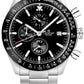 Zegarek Męski Giewont Chronograph Sapphire Srebrno Czarny GW8720-B2