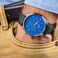 Herrenuhr Giewont Chronograph Saphir Schwarz-Blau GW6310-A3