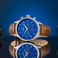Herrenuhr Giewont Chronograph Saphir Braun-Blau GW6310-A5