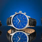 Herrenuhr Giewont Chronograph Saphir Schwarz-Blau GW6310-A3