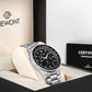 Zegarek Męski Giewont Chronograph Sapphire Srebrno Czarny GW3520-B2