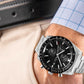 Zegarek Męski Giewont Chronograph Sapphire Srebrno Czarny GW8720-B2