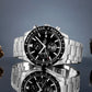Zegarek Męski Giewont Chronograph Sapphire Srebrno Czarny GW8720-B2