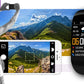Smartwatch GIEWONT Czarno Jasnofioletowy 2 Paski GW200-8