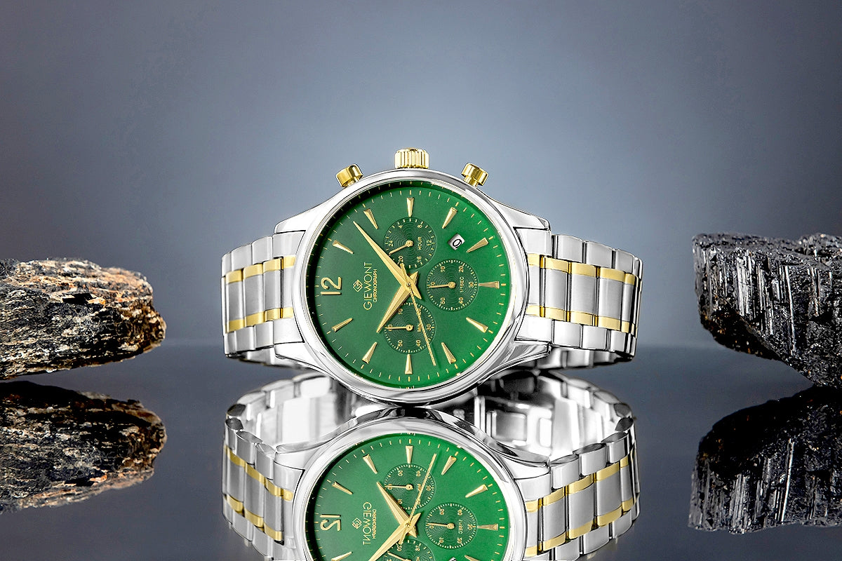Herrenuhr Giewont Chronograph Saphir Grün GW6310-B6