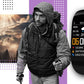 Smartwatch GIEWONT Czarno Jasnofioletowy 2 Paski GW200-8