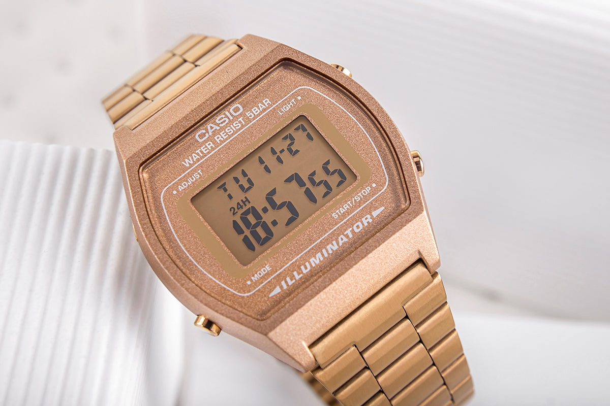 Vintage Damenarmbanduhr CASIO B640WC-5ADF + Box