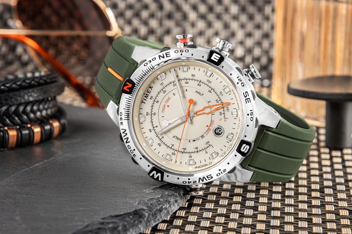 Herrenuhr TIMEX Expedition Tide-Temp-Compass TW2V22200 + BOX