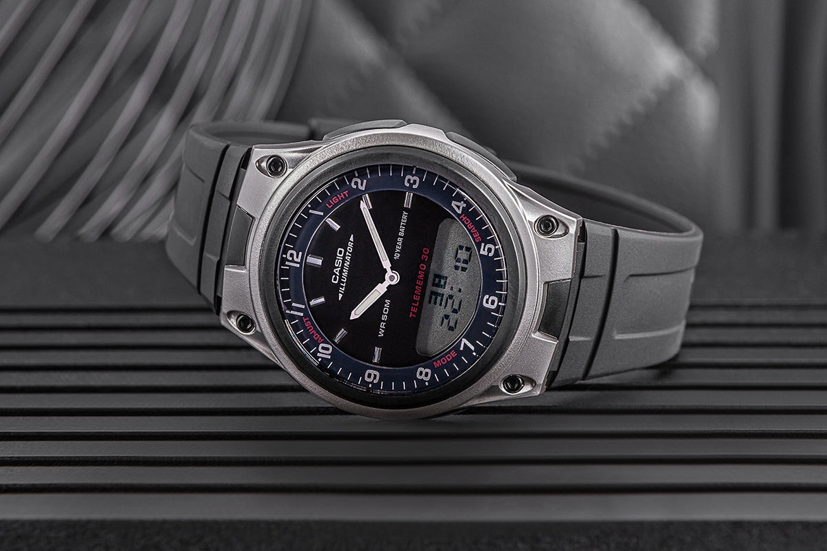 Herrenuhr CASIO DUAL AW-80-1AVDF + BOX