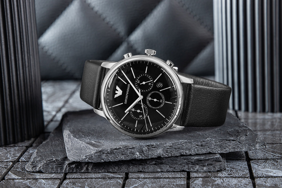 Zegarek Męski EMPORIO ARMANI Minimalist Chronograph AR11774 + BOX