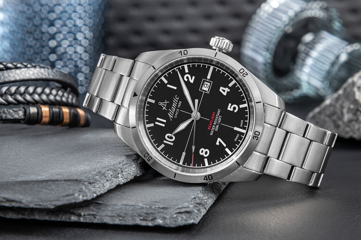 Herrenuhr Atlantic Seaflight 70356.41.65 + BOX