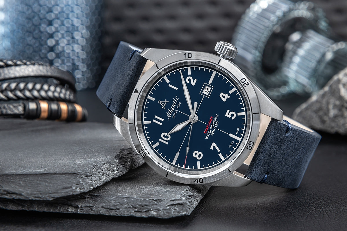Herrenuhr Atlantic Seaflight 70351.41.55 + BOX