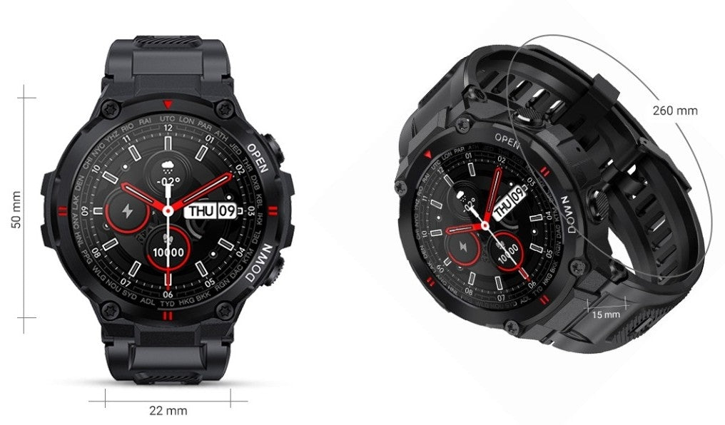 Smartwatch GIEWONT Czarny GW430-1