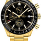 Herrenuhr Giewont Chronograph Saphir Gold Schwarz GW8720-B4