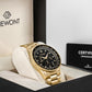 Herrenuhr Giewont Chronograph Saphir Gold Schwarz GW3520-B4