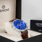 Zegarek Męski Giewont Chronograph Sapphire Srebrno Niebieski GW7650-A5