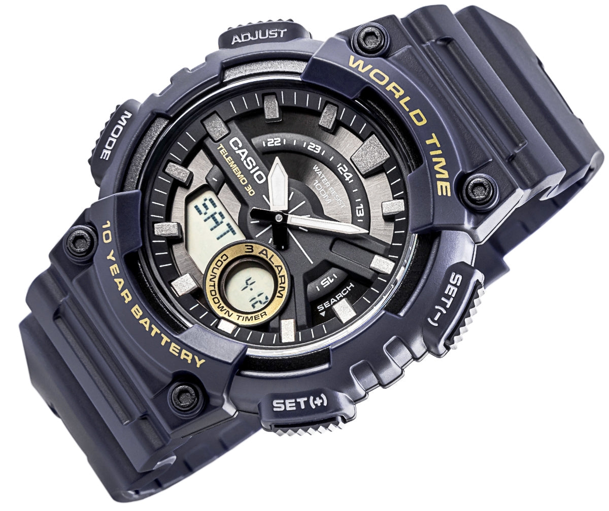 Herrenuhr CASIO Gerton AEQ-110W-2AVDF + BOX