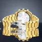 Herrenuhr Giewont Chronograph Saphir Gold Schwarz GW8720-B4