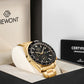 Herrenuhr Giewont Chronograph Saphir Gold Schwarz GW8720-B4