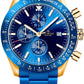 Giewont Herrenuhr Chronograph Saphir Blau Kupfer GW8720-B5