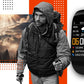 Smartwatch GIEWONT Czarno Pomarańczowy 2 Paski GW200-9