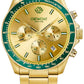 Herrenuhr Giewont Chronograph Saphir Gold Grün GW3520-B6