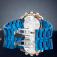 Giewont Herrenuhr Chronograph Saphir Blau Kupfer GW8720-B5