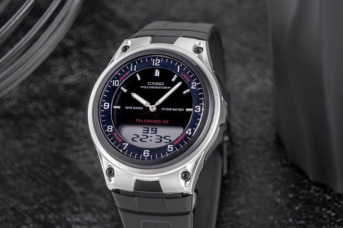 Herrenuhr CASIO DUAL AW-80-1AVDF + BOX