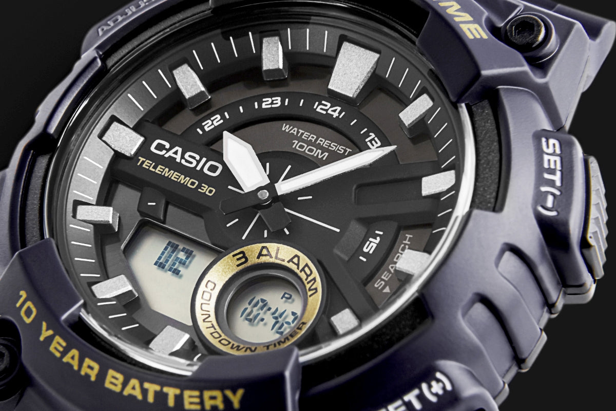 Herrenuhr CASIO Gerton AEQ-110W-2AVDF + BOX
